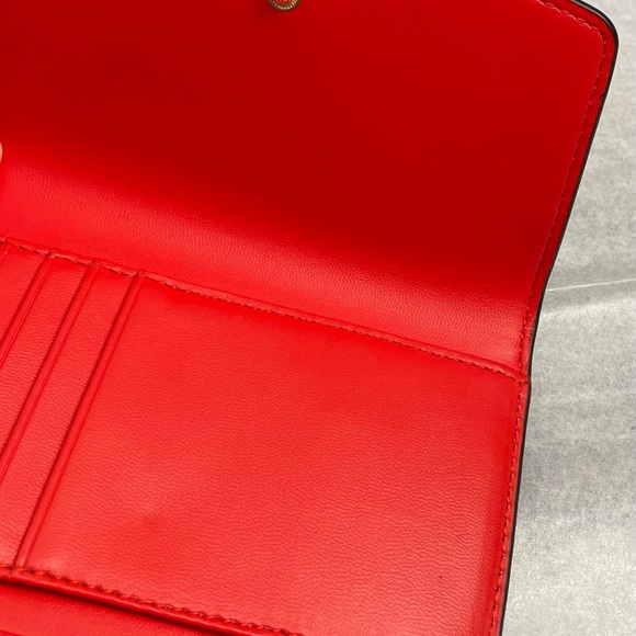 Tory Burch Dark Navy Blue and Red Women's Wallet - Picture 14 of 16